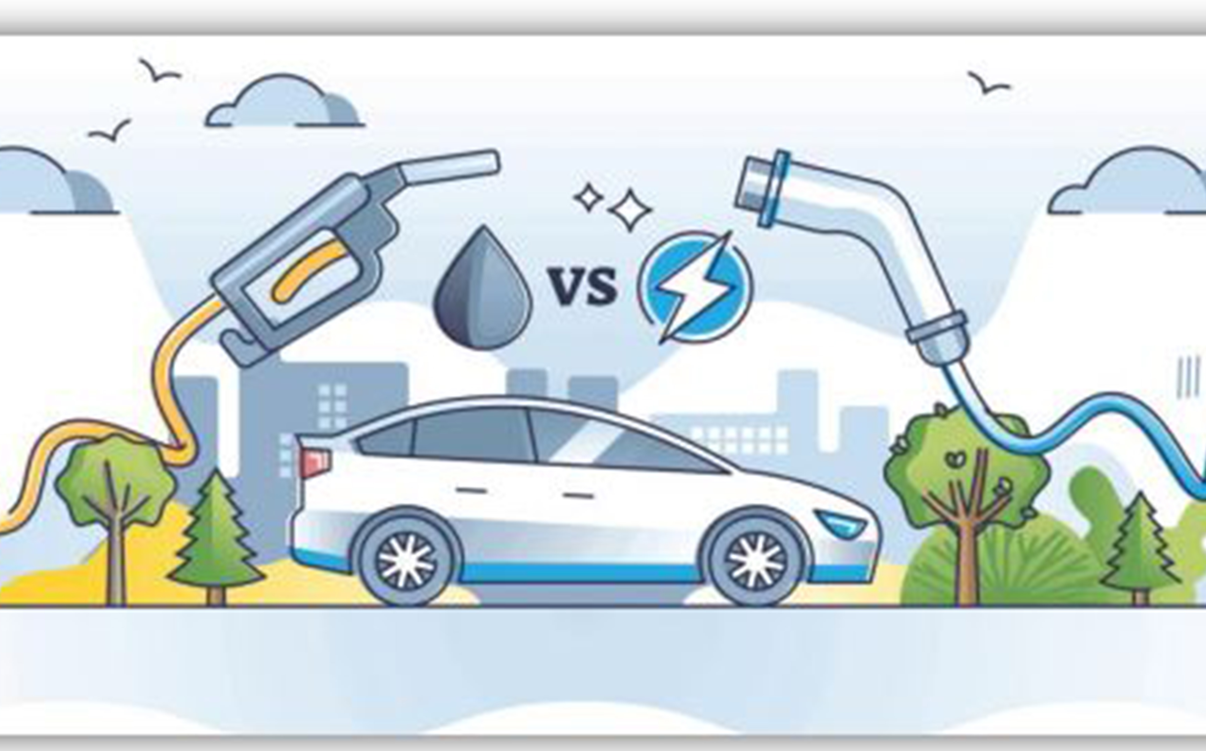 Petrol, Diesel, and Electric Car comparison